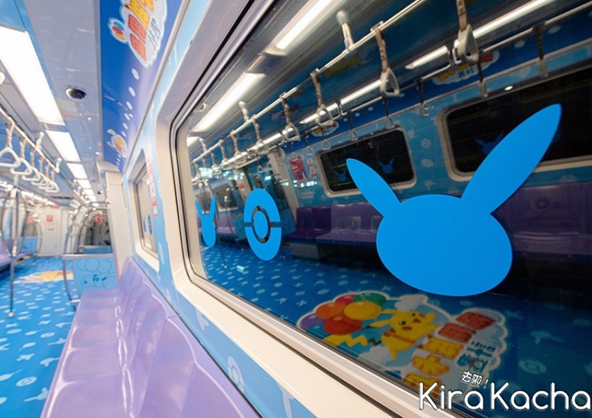 桃捷「飛翔皮卡丘彩繪列車」 / KiraKacha去啦！