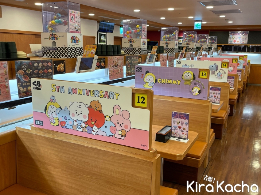藏壽司BT21/KiraKacha 去啦！