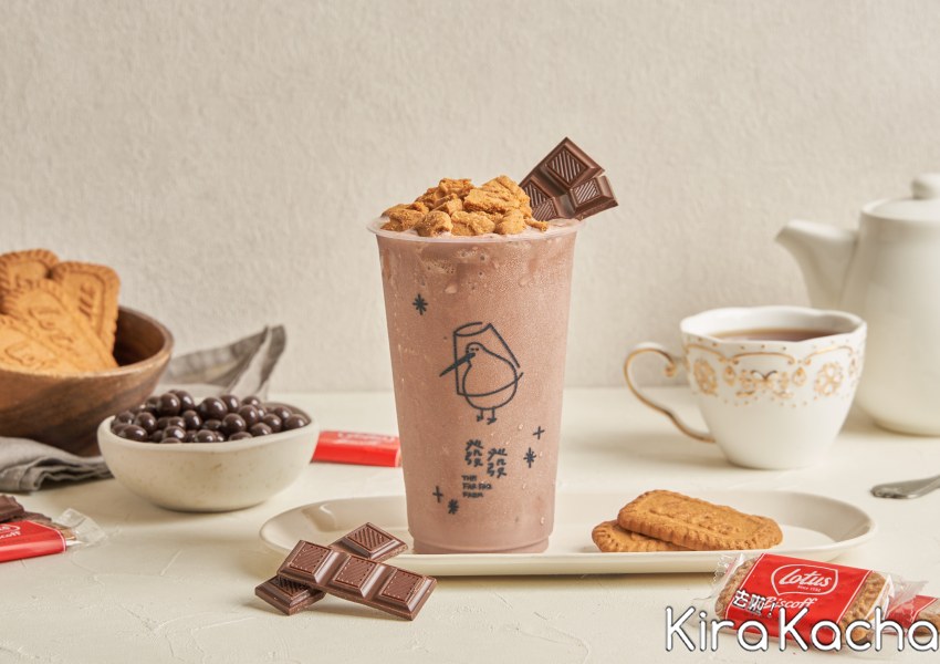發發「蓮花餅乾鮮奶茶」/ KiraKacha去啦！