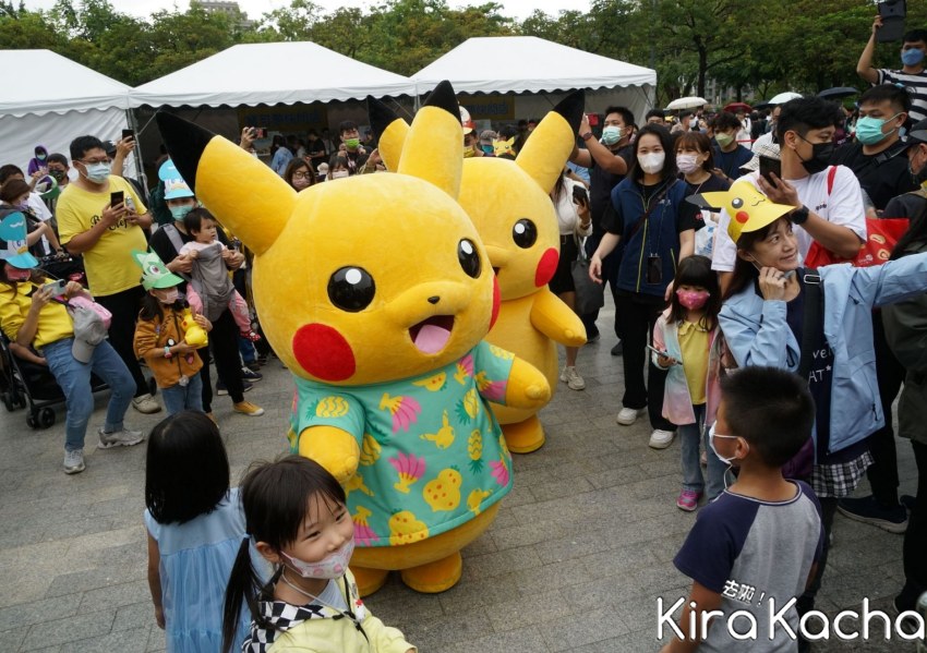 大安森林公園「寶可夢皮卡丘夜間秀」/ KiraKacha去啦！