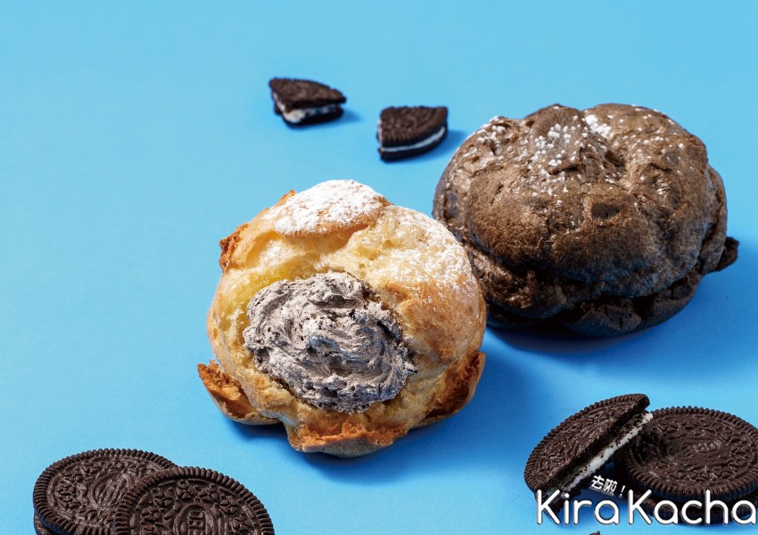 beard papa’s、OREO奧利奧「巧酥碎片泡芙」/ KiraKacha去啦！