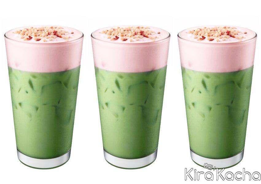 星巴克「草莓派醇濃抹茶那堤」/ KiraKacha去啦！