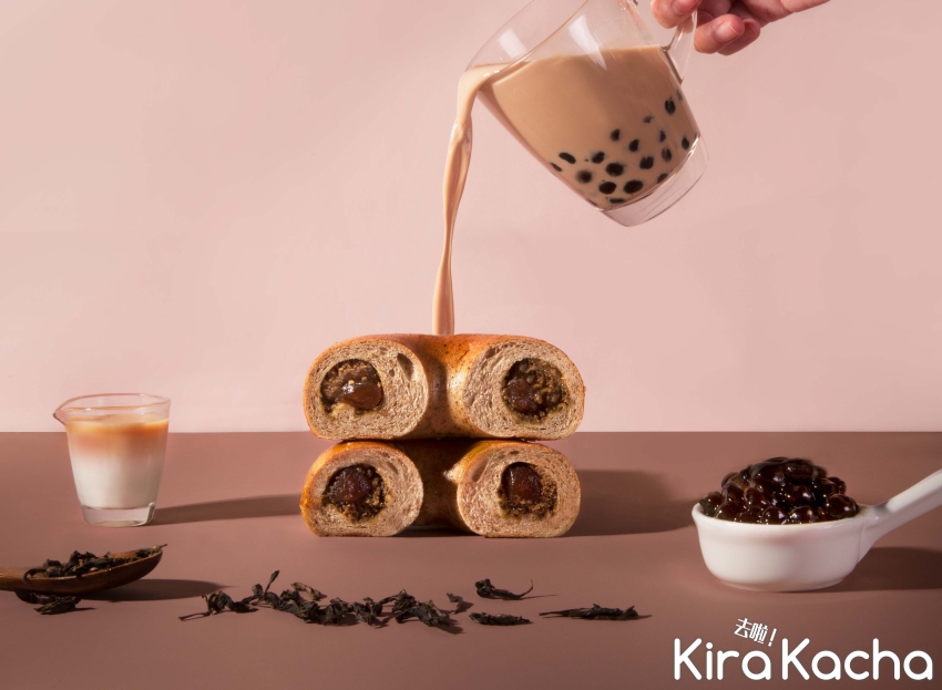 好丘新品 黑糖珍奶貝果