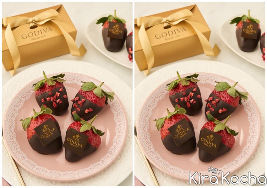GODIVA手製草莓巧克力/ KiraKacha去啦！