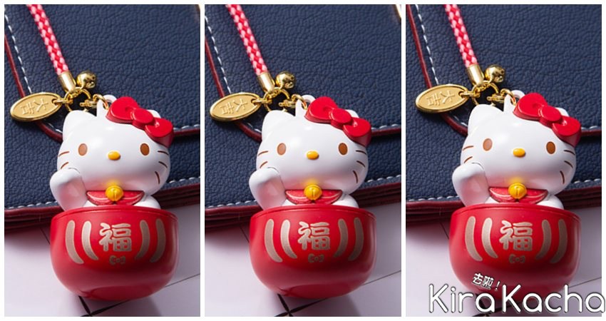 HELLO KITTY招財達摩3D造型悠遊卡 / KiraKacha去啦！