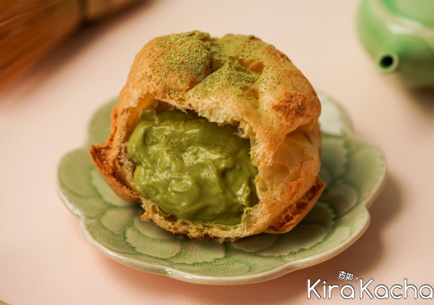 beard papa's抹茶泡芙/ KiraKacha去啦！