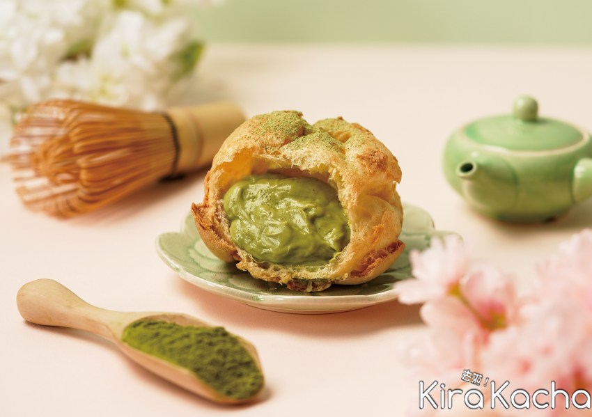 beard papa's抹茶泡芙/ KiraKacha去啦！