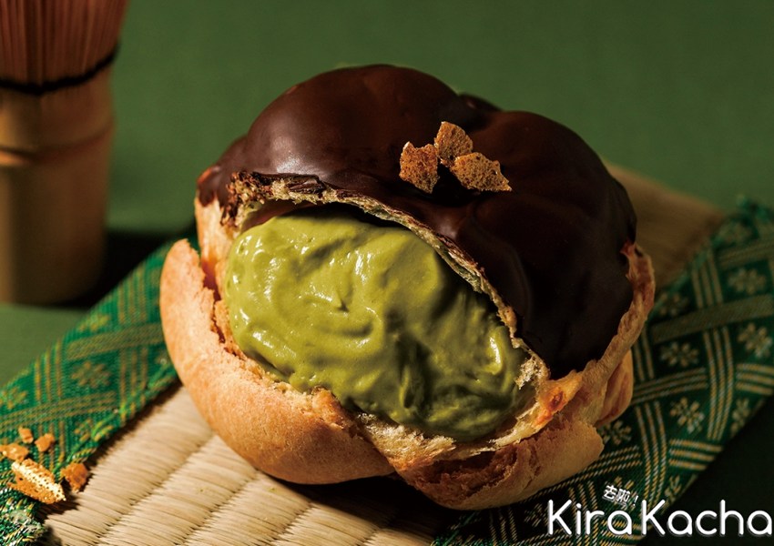 beard papa's抹茶泡芙/ KiraKacha去啦！