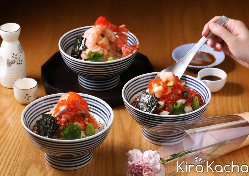 「日本橋海鮮丼辻半」插旗台中LaLaport北館/ KiraKacha去啦！