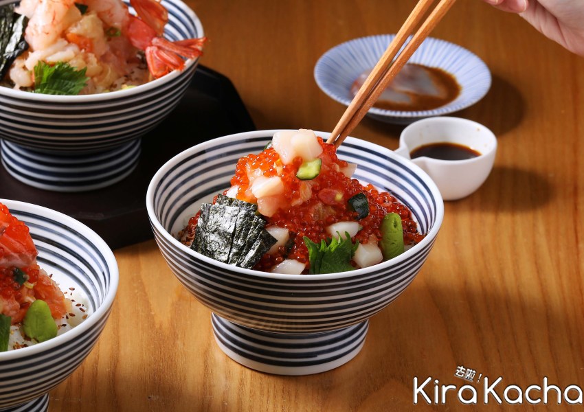 「日本橋海鮮丼辻半」插旗台中LaLaport北館/ KiraKacha去啦！