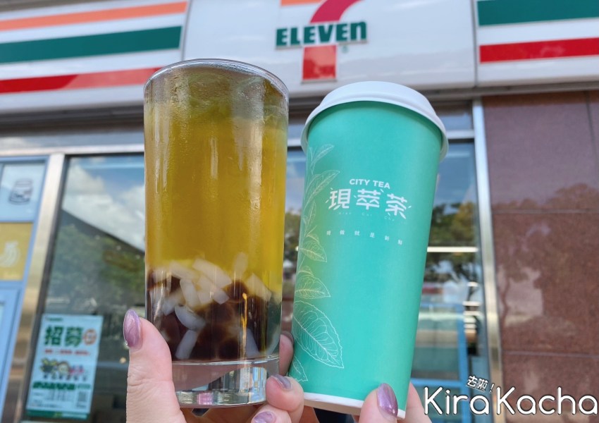 7-ELEVEN「珍珠椰果四季春青茶」/ KiraKacha去啦！