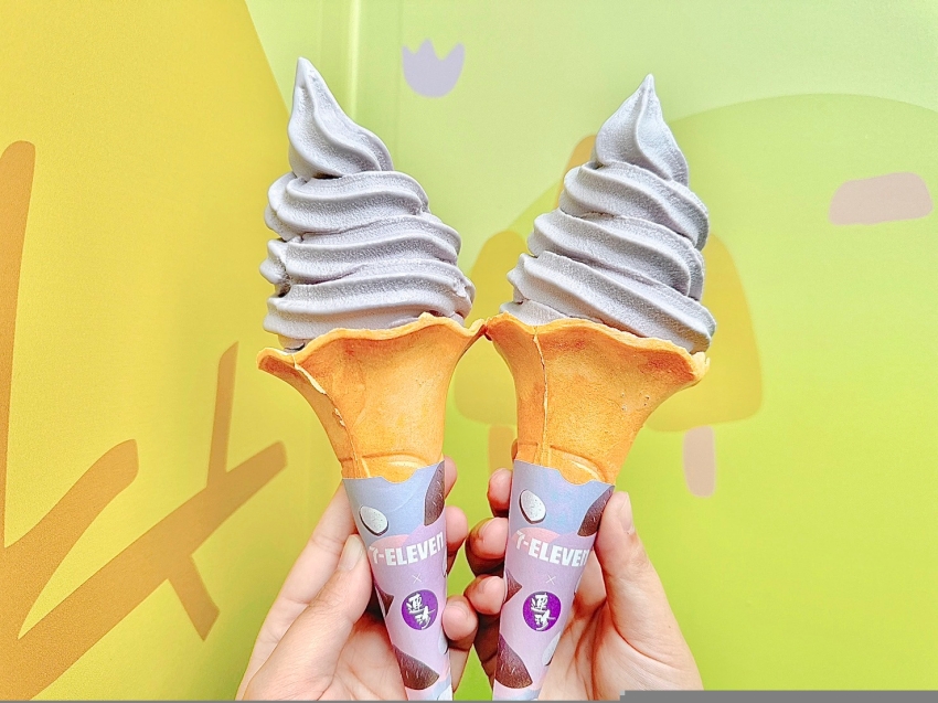 7-ELEVEN連珍芋香牛奶霜淇淋買1送1