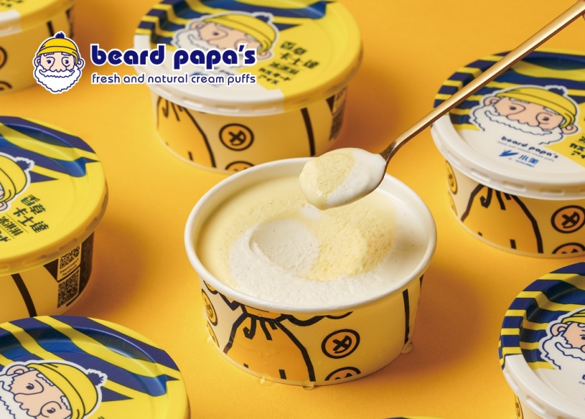 期待已久的beard papa’s「香草卡士達冰淇淋」即將回歸，全聯獨家販售