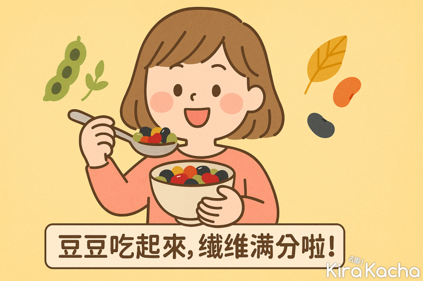 你真的吃夠膳食纖維了嗎！每天只要加一樣豆類就超標
