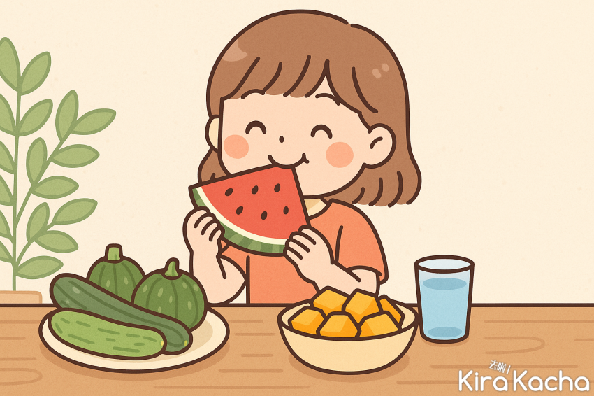 ▲圖片來源：ChatGPT生成 / 夏季吃瓜正當時！營養師推薦清熱補水瓜類飲食法