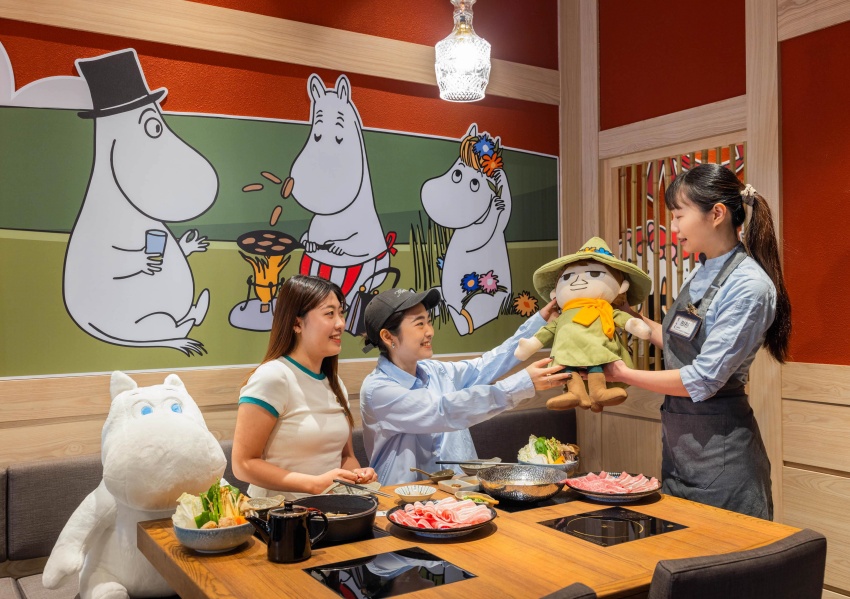 南港LaLaport限定！黑毛屋X姆明火鍋店380元一人火鍋，嚕嚕米陪吃再送周邊