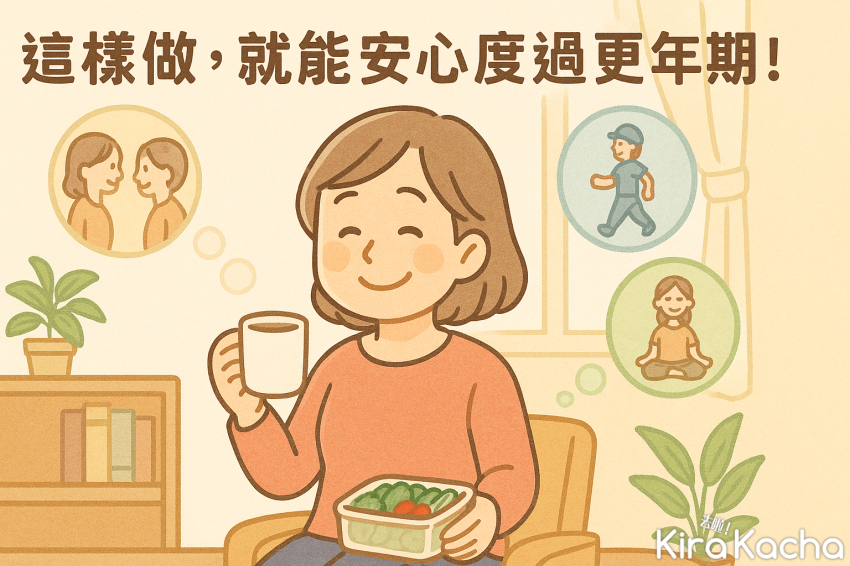 更年期保健四字訣公開！熟齡女性預防三高這樣做