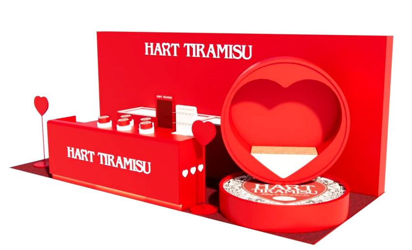 HART TIRAMISU愛心提拉米蘇襲捲台灣！韓國KOL圈瘋傳「敲敲甜點」新吃法，台北、新竹快閃地點與時間一次掌握