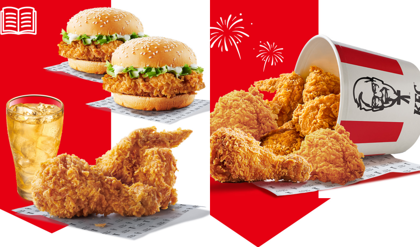 暑假倒數開學必看!肯德基優惠連發,週末限定「七塊雞狂嗑桶」299元,再祭出99元個人餐、點心買一送一讓你省荷包