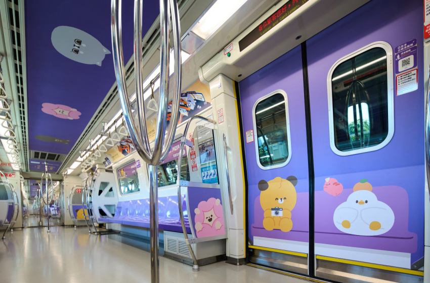 dtto friends彩繪列車登上桃園捷運！美食腸腸號搭配主題車站與限量週邊超療癒