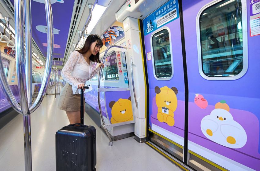 dtto friends彩繪列車登上桃園捷運！美食腸腸號搭配主題車站與限量週邊超療癒