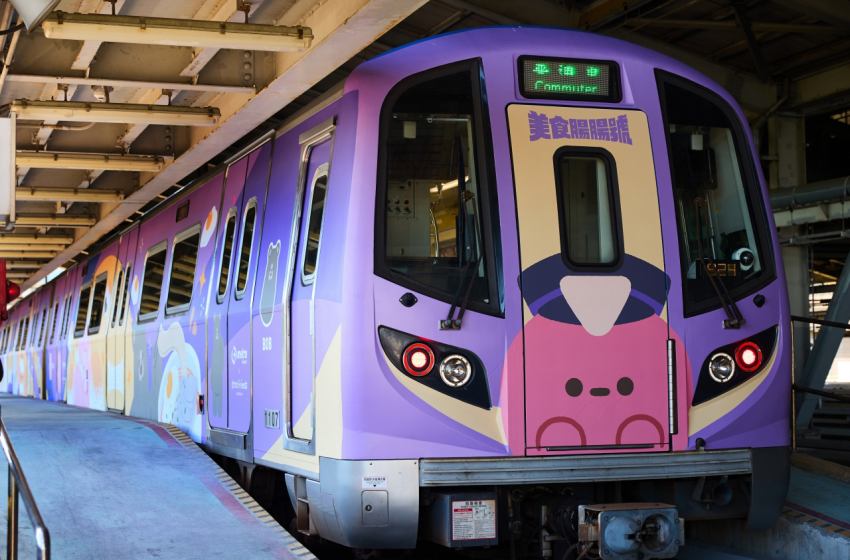 dtto friends彩繪列車登上桃園捷運！美食腸腸號搭配主題車站與限量週邊超療癒