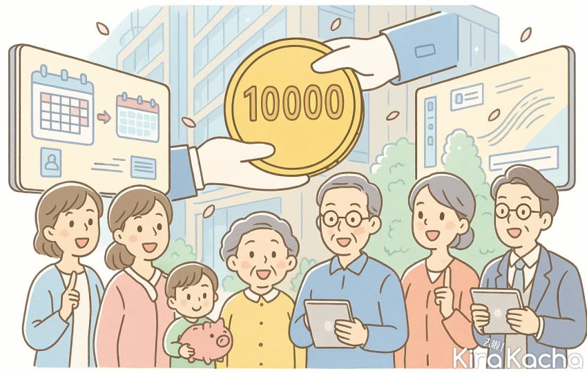 普發現金10000元怎麼領。官網登記入帳5天分流。未滿13歲孩童代領、查詢結果QA一次看