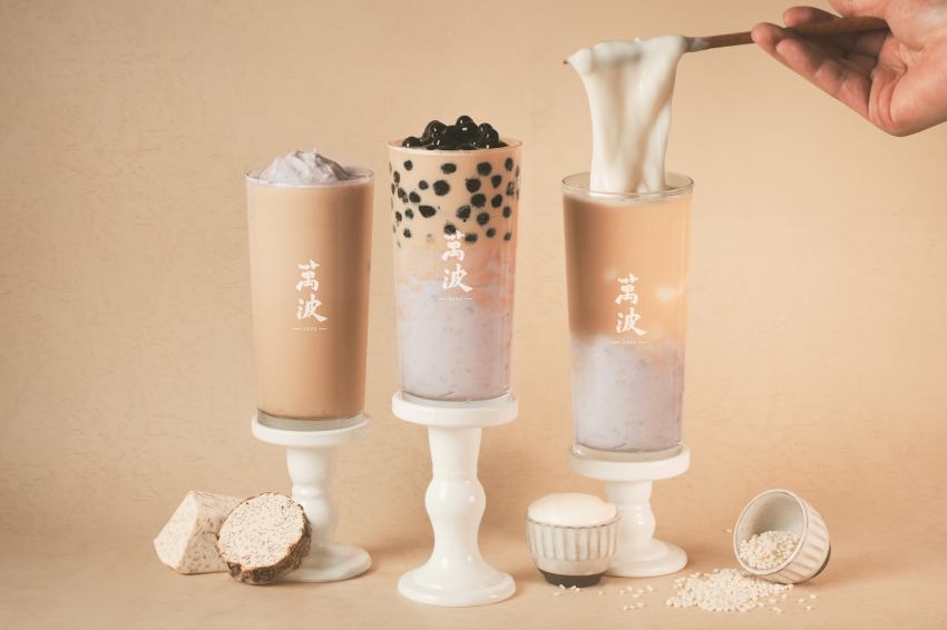 萬波秋冬限定「芋頭系列」登場！米麻糬芋泥奶茶、波霸芋泥奶茶同步開賣