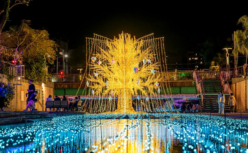 2026中港大排光雕展3/6登場，7米高星耀之樹閃耀新莊夢幻星河