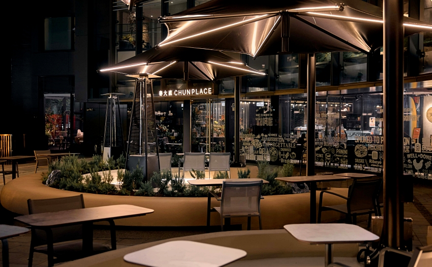 微醺週末新選擇，春大直戶外廣場角瓶Highball搭配職人串燒串起生活感