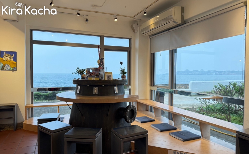 北海岸海景咖啡廳推薦！米詩堤極北藍點65元巨無霸泡芙每日限量開賣