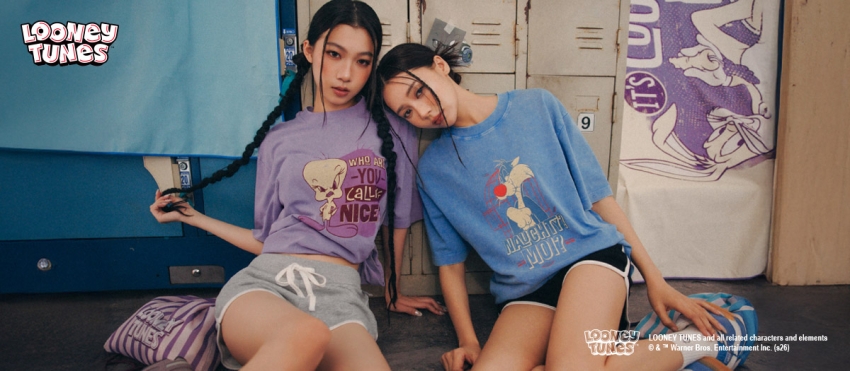 崔弟叛逆變身!AIR SPACE LADY攜手華納兄弟,推出CUTE ATTACK聯名系列服飾