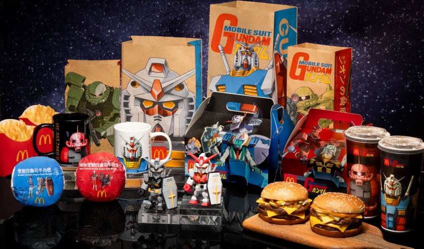 麥當勞辣味四盎司牛肉堡回歸！攜手機動戰士鋼彈推限定公仔，鋼彈迷必衝西門町旗艦店
