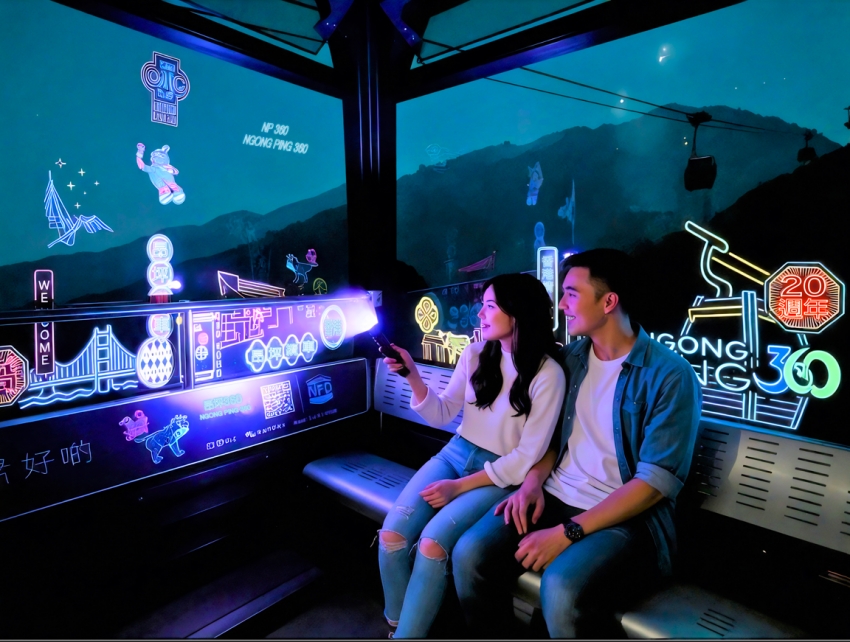 香港旅遊必玩！昂坪360慶20週年，首推夜間纜車解鎖大嶼山霓虹夜景