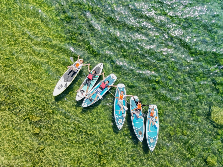 北海道洞爺湖SUP體驗,溫莎酒店推水鏡立槳划船送空拍攝影