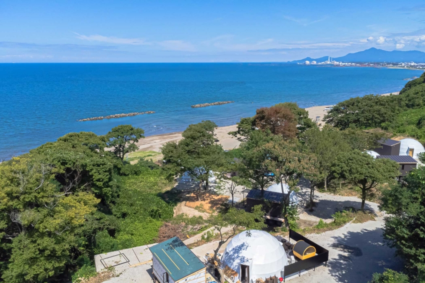 日本新潟海景豪華露營蒼天海峯,2026暑假全家出遊兒童免費送煙火