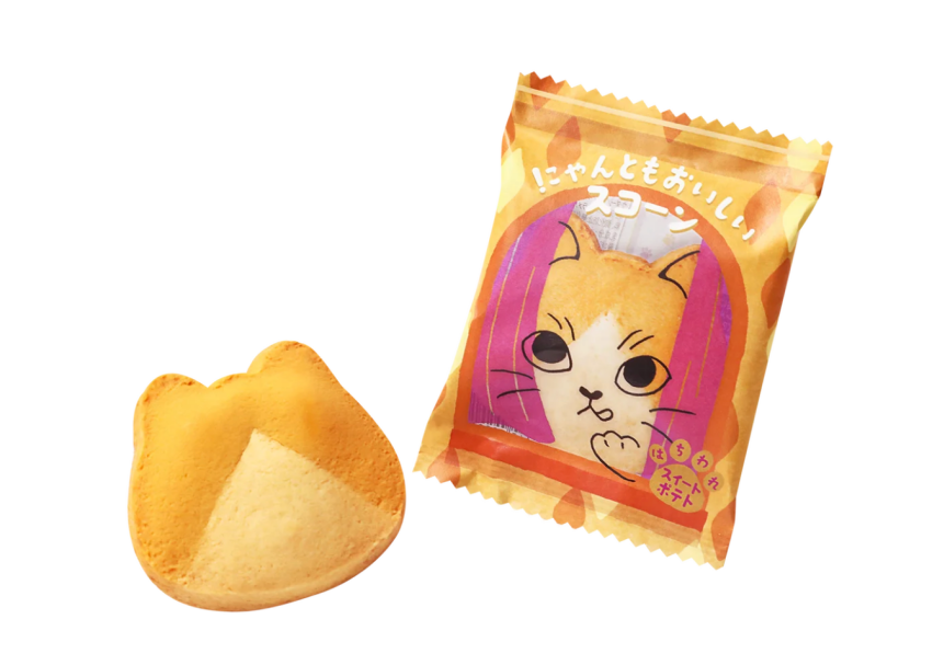 喵咪好吃司康 ねこねこ甜薯司康 日本貓咪造型司康
