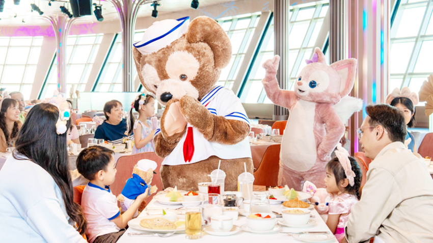 迪士尼探險號達菲早餐 Duffy and Friends 角色餐廳 迪士尼遊輪達菲早餐費用 Bon Voyage Breakfast迪士尼 迪士尼探險號預約App 迪士尼遊輪達菲限定徽章