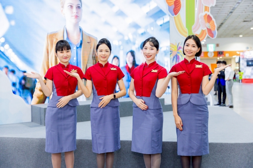 航空公司也是ITF旅展看點,今年共有12家參展,可在逛展時了解航線與目的地資訊。此為航空展位資料照。