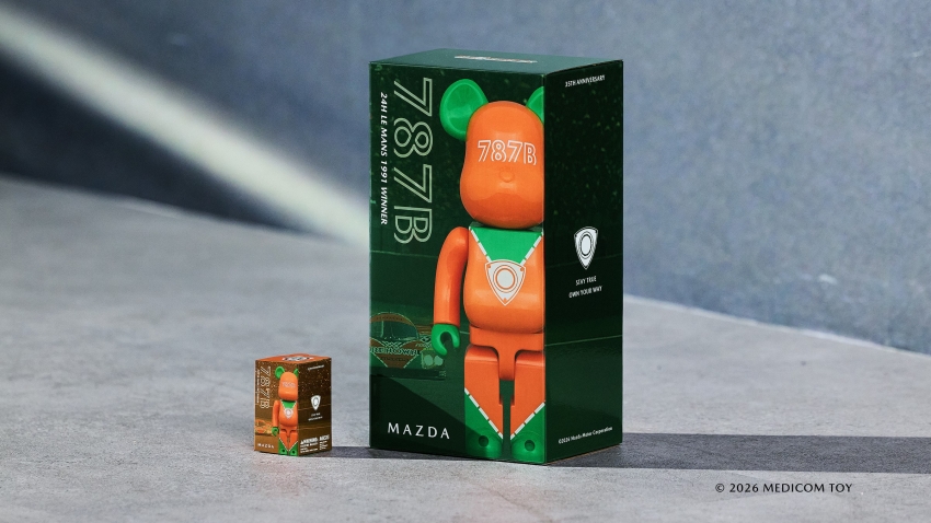 MAZDA 787B BEARBRICK MAZDA 787B 35週年公仔 BEARBRICK MAZDA 787B 400 MAZDA 轉子引擎 BE@RBRICK MAZDA ONLINE SHOP 787B