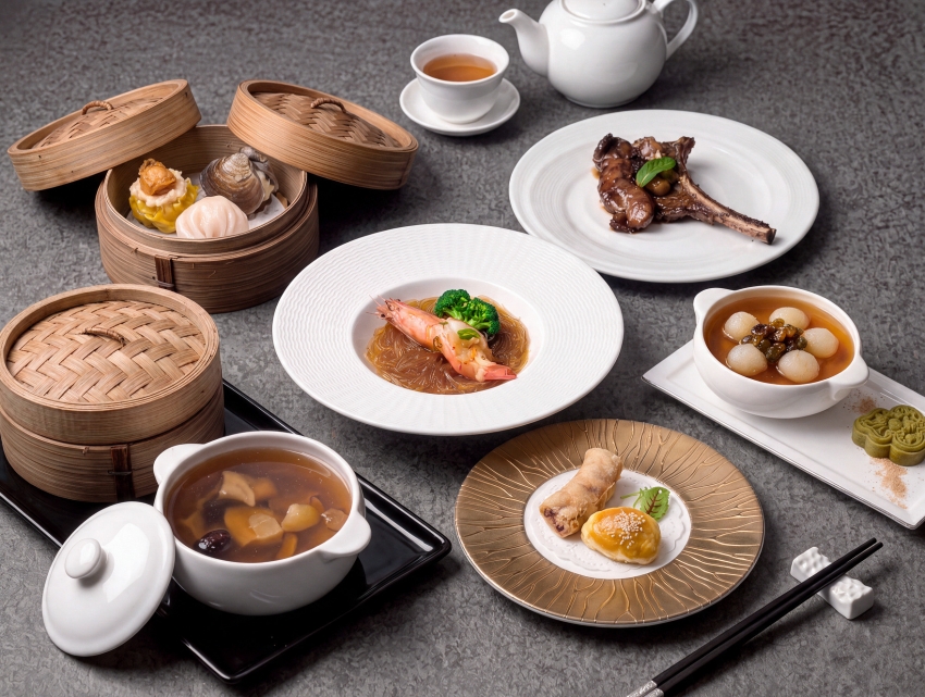 粵亮廣式料理商業午餐套餐券包含港點與多道料理。圖/六福旅遊集團提供