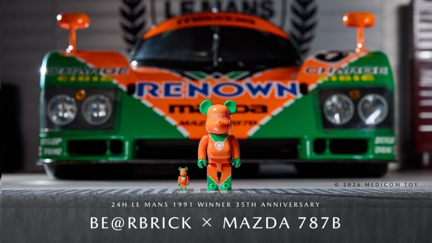 MAZDA 787B BEARBRICK MAZDA 787B 35週年公仔 BEARBRICK MAZDA 787B 400 MAZDA 轉子引擎 BE@RBRICK MAZDA ONLINE SHOP 787B